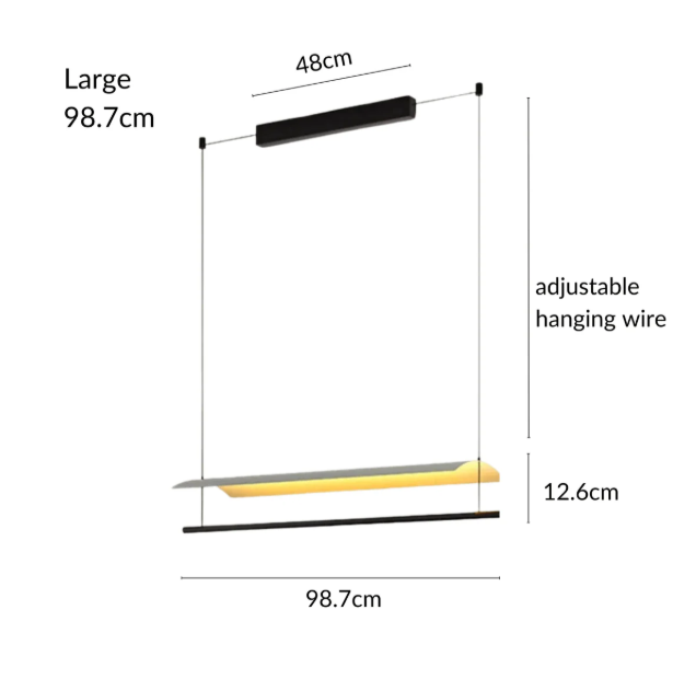 Brasília - Linear Pendant Light Overa