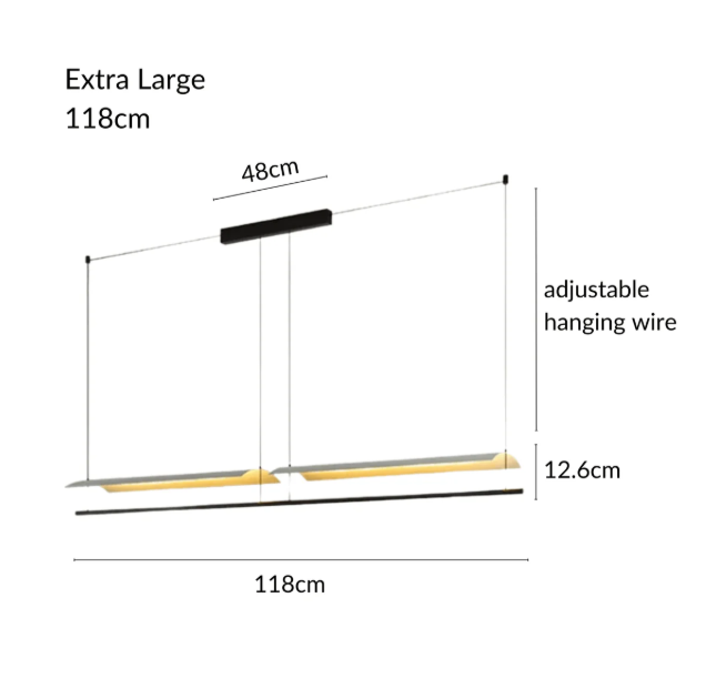 Brasília - Linear Pendant Light Overa