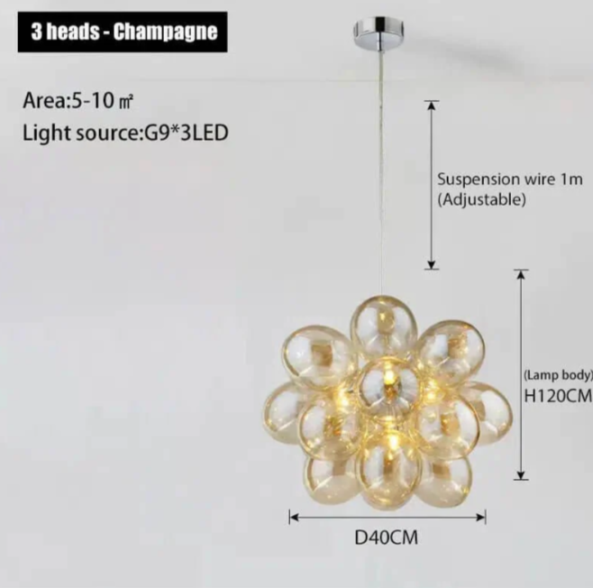 Lomé - Chandelier Overa