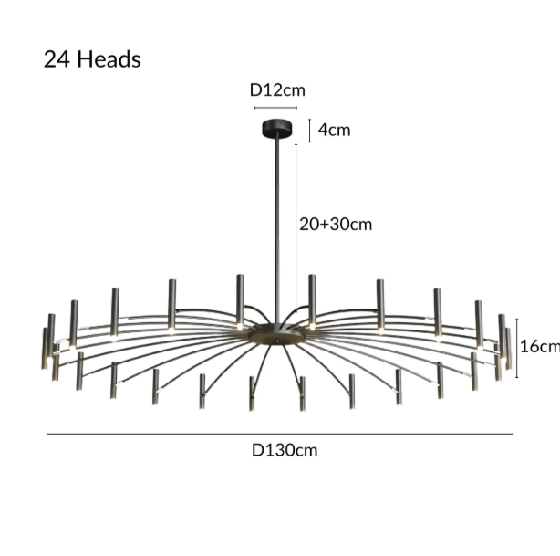 Nuuk - Chandelier Overa